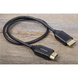 1 pcs - StarTech.com 4K @ 60Hz HDMI 2.0 Male HDMI to Male HDMI Cable, 0.5m