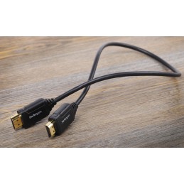 1 pcs - StarTech.com 4K @ 60Hz HDMI 2.0 Male HDMI to Male HDMI Cable, 0.5m