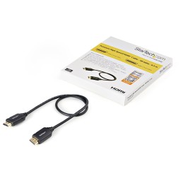 1 pcs - StarTech.com 4K @ 60Hz HDMI 2.0 Male HDMI to Male HDMI Cable, 0.5m