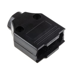 5 pcs - MH Connectors MHDTPPK Series ABS D Sub Backshell, 9 Way, Strain Relief