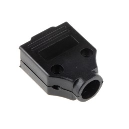 5 pcs - MH Connectors MHDTPPK Series ABS D Sub Backshell, 9 Way, Strain Relief