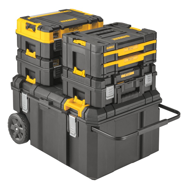1 pcs - DeWALT Polypropylene Wheeled Tool Chest, 340mm x 666mm x 458mm