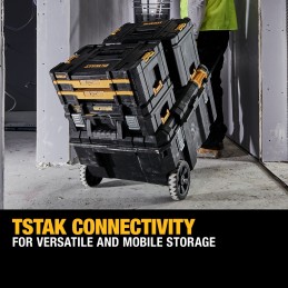 1 pcs - DeWALT Polypropylene Wheeled Tool Chest, 340mm x 666mm x 458mm