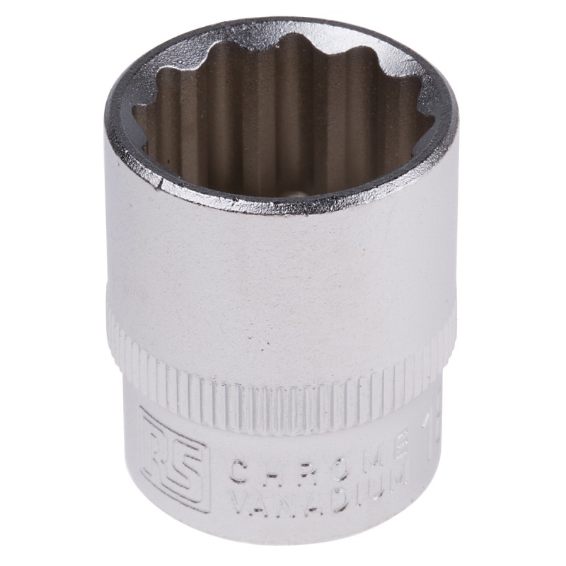 1 pcs - RS PRO 3/8 in Drive 18mm Standard Socket, 12 point