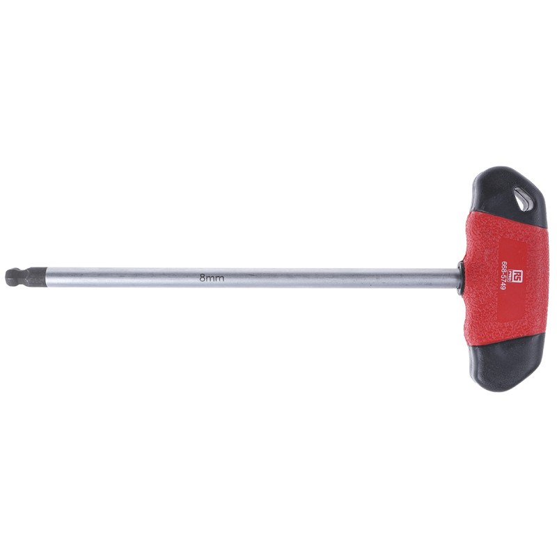1 pcs - RS PRO T Shape Metric Hex Key, 8mm