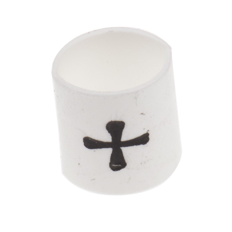 1 Bag of 100 - TE Connectivity Heat Shrink Cable Markers, White, Pre-printed '+', 1 - 3mm Cable