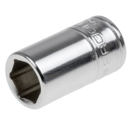 1 pcs - Facom 1/4 in Drive 8mm Standard Socket, 6 point, 22 mm Overall Length