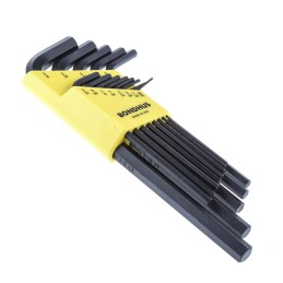 1 pcs - Bondhus 13 piece L Shape Imperial Hex Key Set, 0.05 - 3/8'