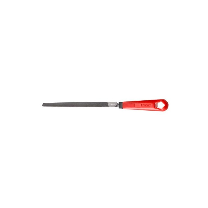 1 pcs - Facom 200mm, Second Cut, Triangular Engineers File With Soft-Grip Handle