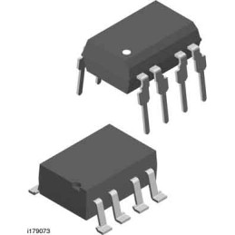 10 pcs - Vishay, MCT6 DC Input Phototransistor Output Optocoupler, Through Hole, 8-Pin DIP