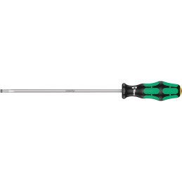 1 pcs - Wera Slotted Screwdriver, 5.5 mm Tip, 200 mm Blade, 298 mm Overall