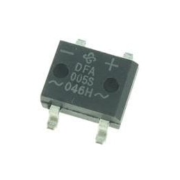 10 pcs : DF005SA-E3/77 - Bridge Rectifiers 1.0 Amp 50 Volt 30 Amp IFSM