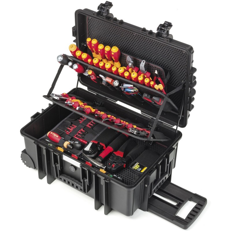 1 pcs - Wiha 116 Piece Electricians Tool Kit with Case, VDE Approved