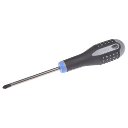 1 pcs - Bahco Pozidriv Screwdriver, PZ2 Tip, 100 mm Blade, 222 mm Overall