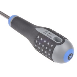 1 pcs - Bahco Pozidriv Screwdriver, PZ2 Tip, 100 mm Blade, 222 mm Overall