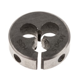 1 pcs - RS PRO Thread Die, M3 x 0.5mm Pitch, 13/16in od