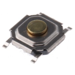 10 pcs - Stem Tactile Switch, SPST 50 mA @ 12 V dc 1.5mm Surface Mount