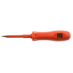 1 pcs - ITL Insulated Tools Ltd Slotted Insulated Screwdriver, 5 x 1 mm Tip, 75 mm Blade, VDE/1000V, 152 mm Overall