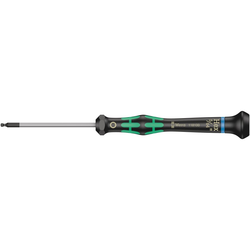 1 pcs - Wera Ball End Hexagon Precision Screwdriver