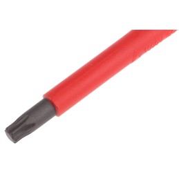 1 pcs - Wera Torx Insulated Screwdriver, T30 Tip, 100 mm Blade, VDE/1000V, 205 mm Overall