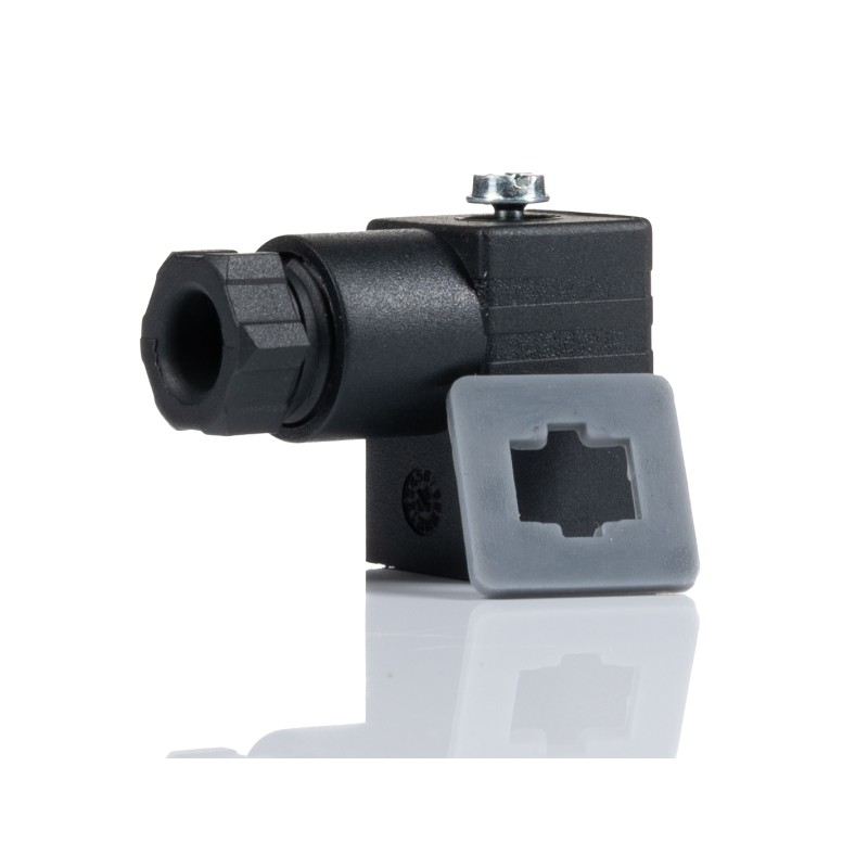 5 pcs - RS PRO 3P+E DIN 43650 C, Female Solenoid Valve Connector, No, 250 V ac Voltage