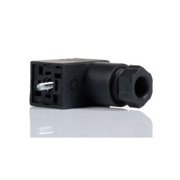 5 pcs - RS PRO 3P+E DIN 43650 C, Female Solenoid Valve Connector, No, 250 V ac Voltage