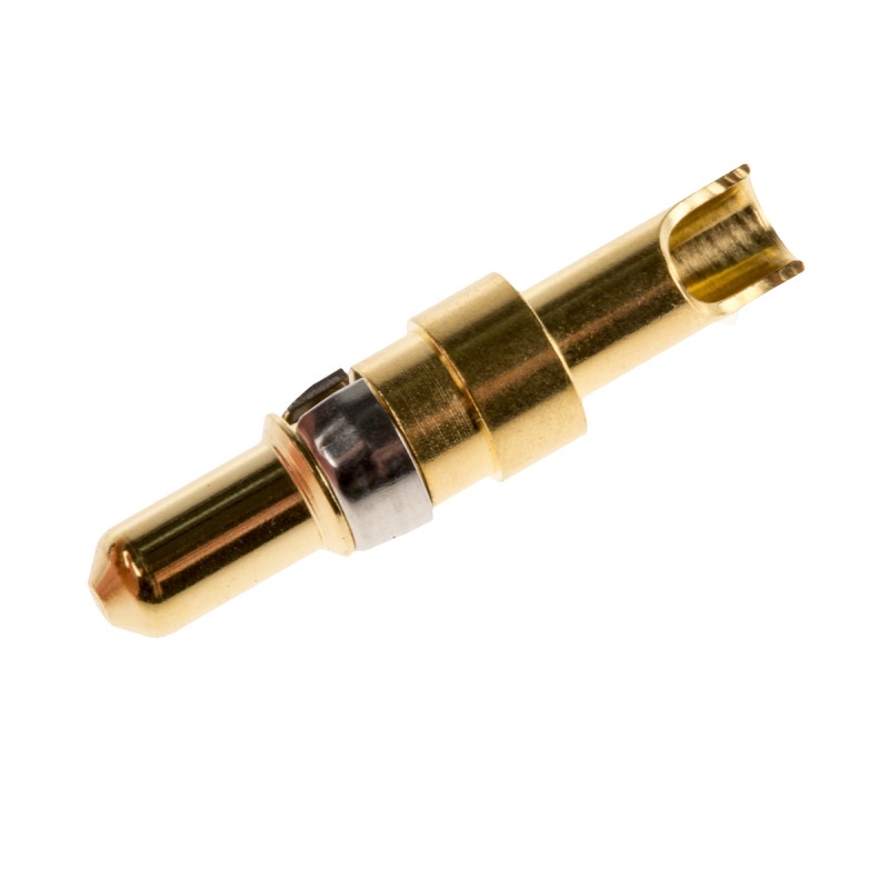 1 pcs - RS PRO , Straight , Male Gold , Copper Alloy , Backplane Connector Contact