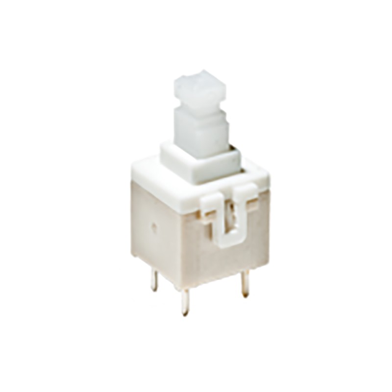 10 pcs - Plunger Tactile Switch, DPST 100 mA Through Hole
