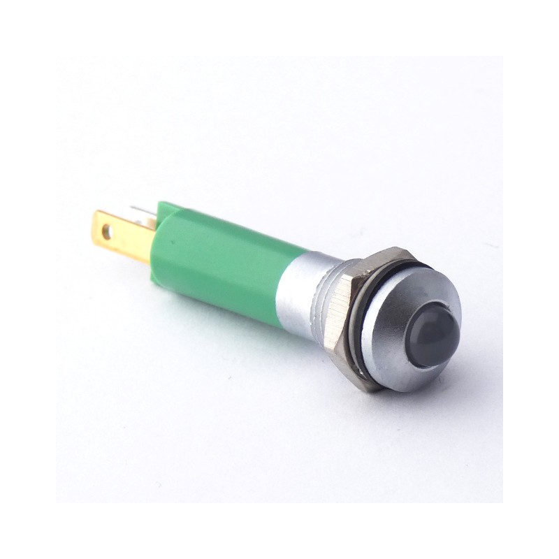 1 pcs - CML Innovative Technologies Panel Mount Indicator, 8mm Mounting Hole Size, Solder Tab Termination, IP67