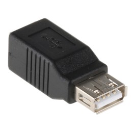 1 pcs - RS PRO USB A Female to USB B Female Adapter