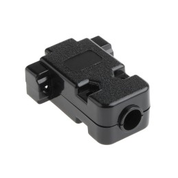 5 pcs - MH Connectors MHCCOV Series ABS D Sub Backshell, 9 Way, Strain Relief