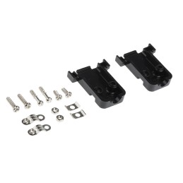 5 pcs - MH Connectors MHCCOV Series ABS D Sub Backshell, 9 Way, Strain Relief