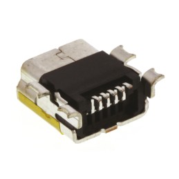 5 pcs - Molex Right Angle, SMT, Socket Type B 2.0 USB Connector