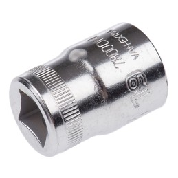 1 pcs - Bahco 1/2 in Drive 19mm Standard Socket, 12 point, 38 mm Overall Length