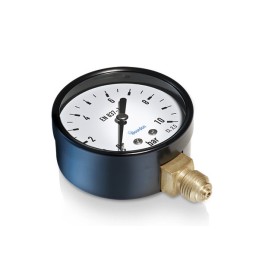 1 pcs - Bourdon Analogue Pressure Gauge 2.5bar Bottom Entry, MAT2-D20.B18, 0bar min.