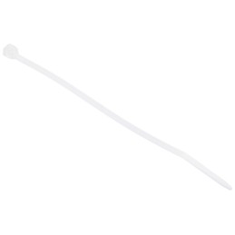 1 Bag of 100 - RS PRO Cable Tie, Sub Miniature, 71mm x 1.6 mm, White Nylon, Pk-100