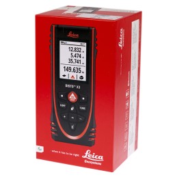 1 pcs - Leica X3 Laser Measure, 0.05 - 150m Range, ±1 mm Accuracy