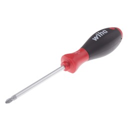 1 pcs - Wiha Pozidriv Screwdriver, PZ2 Tip, 100 mm Blade, 218 mm Overall