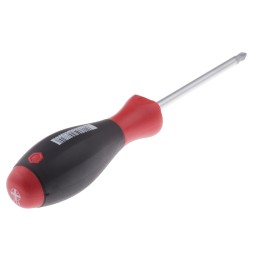 1 pcs - Wiha Pozidriv Screwdriver, PZ2 Tip, 100 mm Blade, 218 mm Overall
