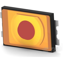 10 pcs - IPX7 Black Tactile Switch, SPST 20 @ 15 mA @ V dc 2.6mm Surface Mount