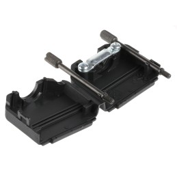 5 pcs - MH Connectors MHDPPK-SLIM Series Polyamide D Sub Backshell, 15 Way, Strain Relief