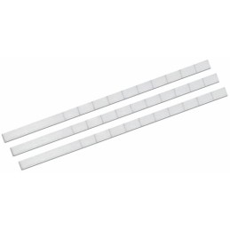 10 pcs - Wago 209 Snap On Cable Marker, White, Pre-printed 'Plain', for Terminal Block