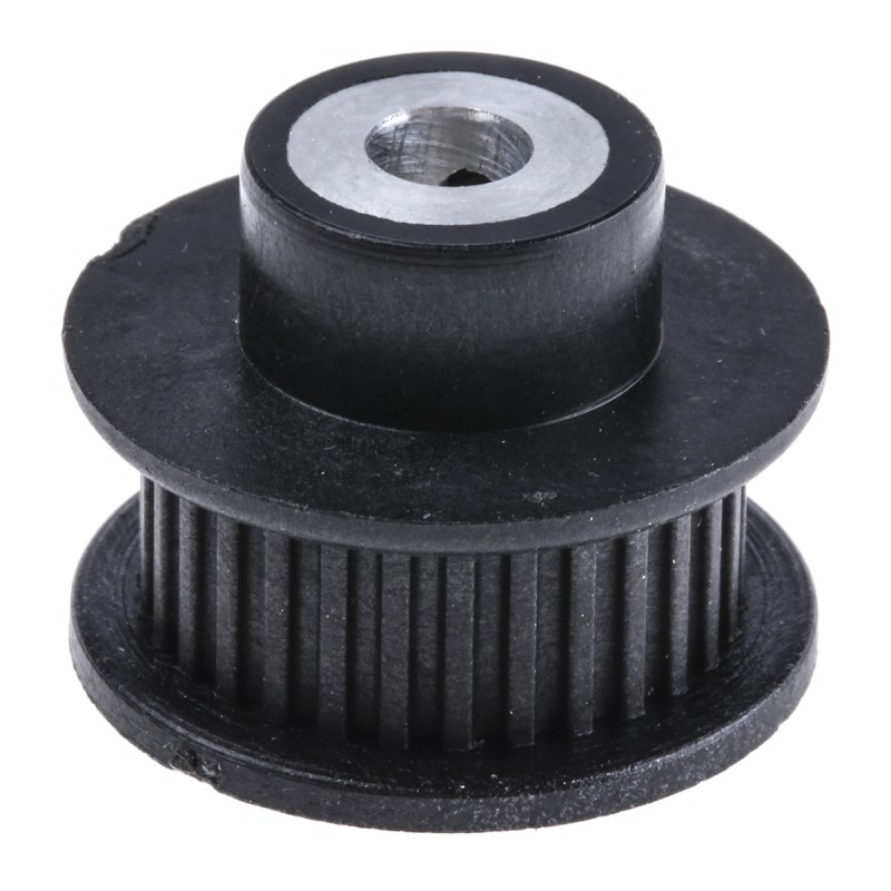 1 pcs - RS PRO Timing Belt Pulley, Aluminium, Glass Filled PC 6mm Belt Width x 2mm Pitch, 30 Tooth