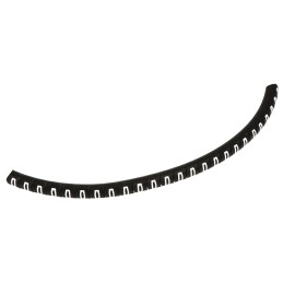 1 Bag of 250 - HellermannTyton Helagrip Slide On Cable Markers, White on Black, Pre-printed '0', 1 - 3mm Cable, for Cables &