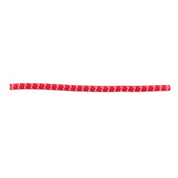 1 Bag of 250 - HellermannTyton Helagrip Slide On Cable Markers, White on Red, Pre-printed '2', 1 - 3mm Cable, for Cables & Wires
