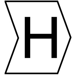 1 Bag of 250 - HellermannTyton Helagrip Slide On Cable Markers, Black on White, Pre-printed 'H', 2 - 5mm Cable