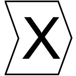 1 Bag of 250 - HellermannTyton Helagrip Slide On Cable Markers, Black on White, Pre-printed 'X', 2 - 5mm Cable