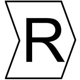 1 Bag of 250 - HellermannTyton Helagrip Slide On Cable Marker, Black on White, Pre-printed 'R', 2 - 5mm Cable