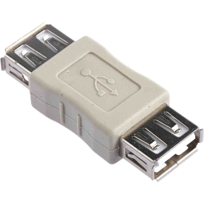1 pcs - RS PRO USB A Female to USB A Female Adapter
