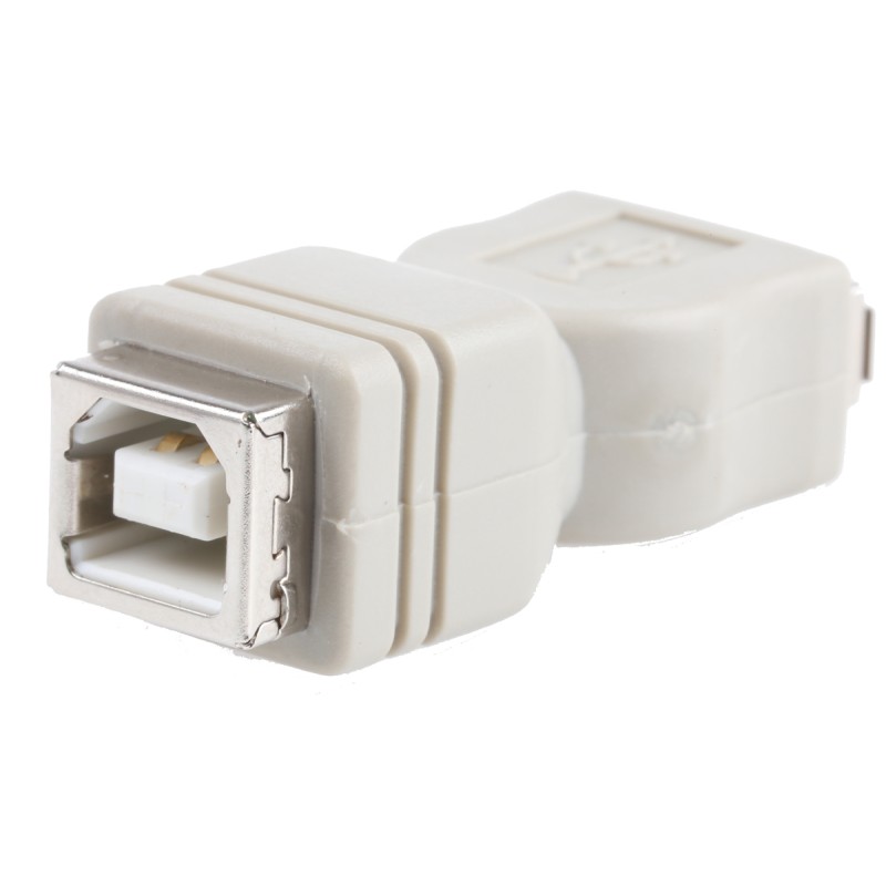 1 pcs - RS PRO USB A Female to USB B Female Adapter